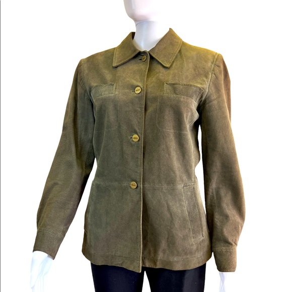 Emanuel Ungaro Jackets & Blazers - Emanuel Ungaro size 10 Womens suede Liberte jacket /blazer like new smoke free